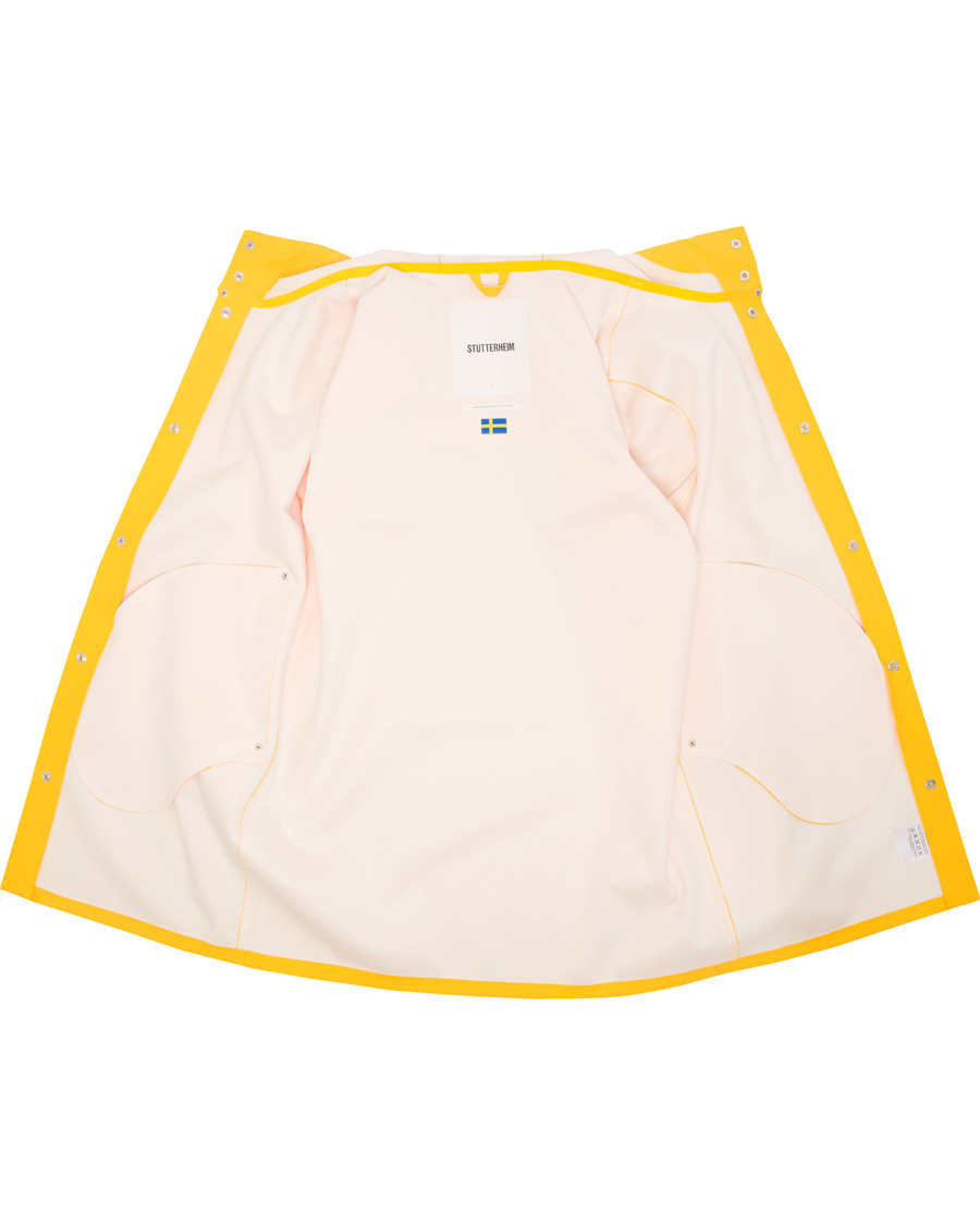 Hombres | Abrigos y chaquetas | Stutterheim | Stockholm Raincoat Yellow