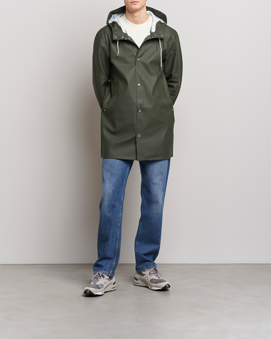 Hombres | Abrigos y chaquetas | Stutterheim | Stockholm Raincoat Green