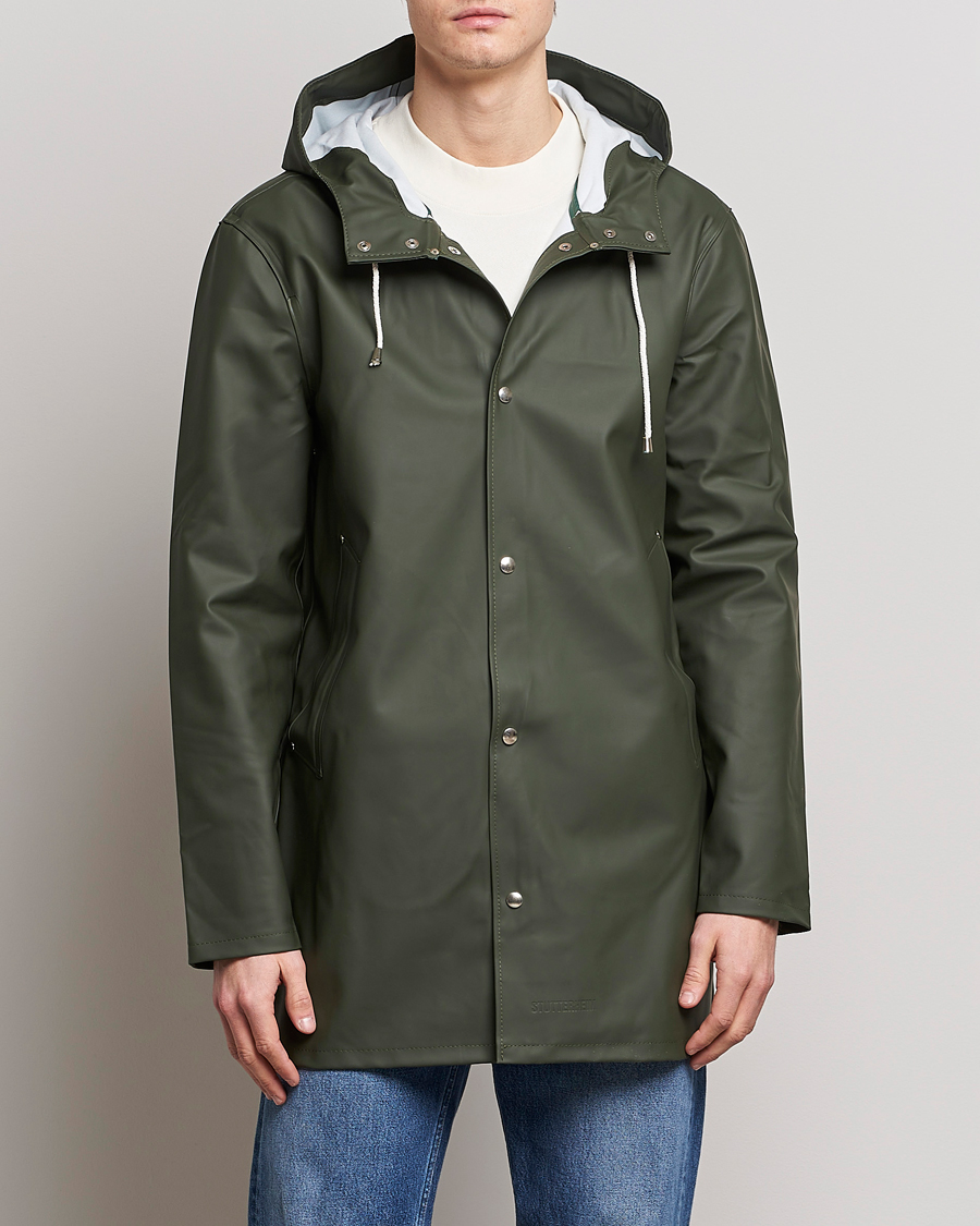 Hombres | Abrigos y chaquetas | Stutterheim | Stockholm Raincoat Green