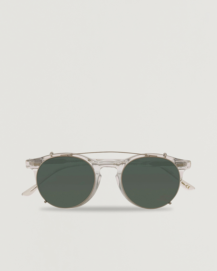 Hombres | Gafas de sol | TBD Eyewear | Pleat Clip On Sunglasses Transparent