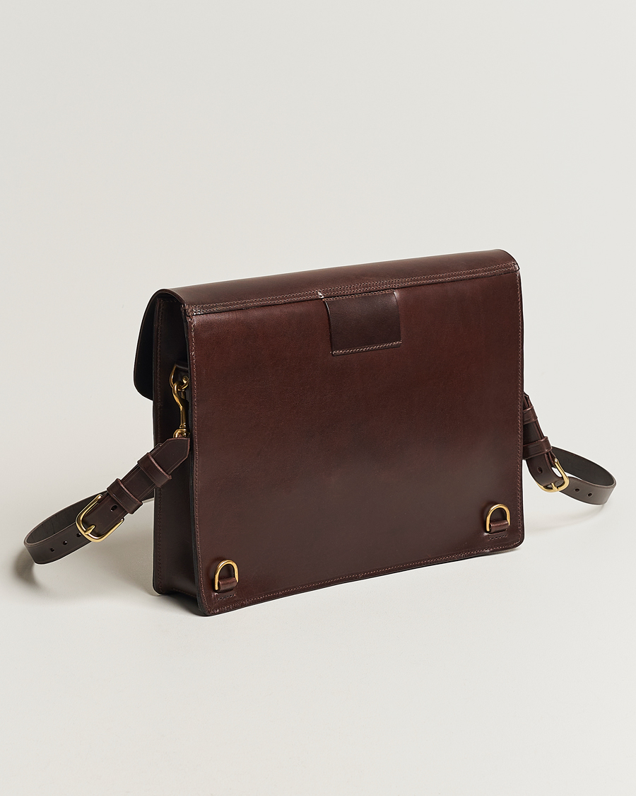 Hombres | Bolsos | Tärnsjö Garveri | Messenger Bag 3-In-1 Dark Brown