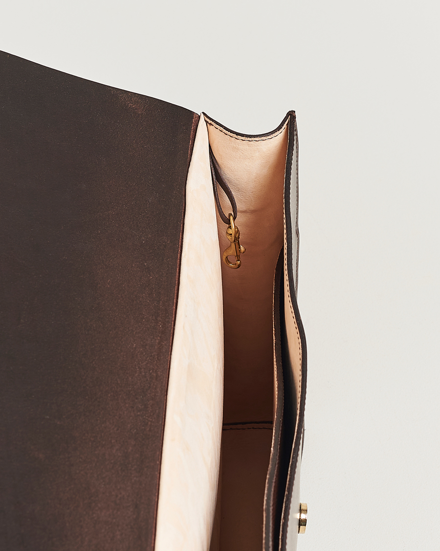 Hombres | Bolsos | Tärnsjö Garveri | Messenger Bag 3-In-1 Dark Brown