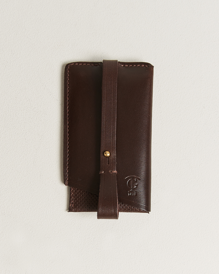 Hombres | Billeteras | Tärnsjö Garveri | Key Wallet Dark Brown