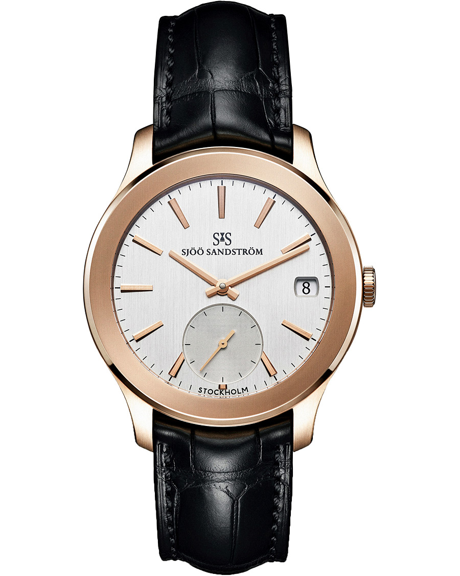 Hombres | Sjöö Sandström Royal Capital AU-1740-1 Limited Edition Black Alligator | Sjöö Sandström | Royal Capital AU-1740-1 Limited Edition Black Alligator