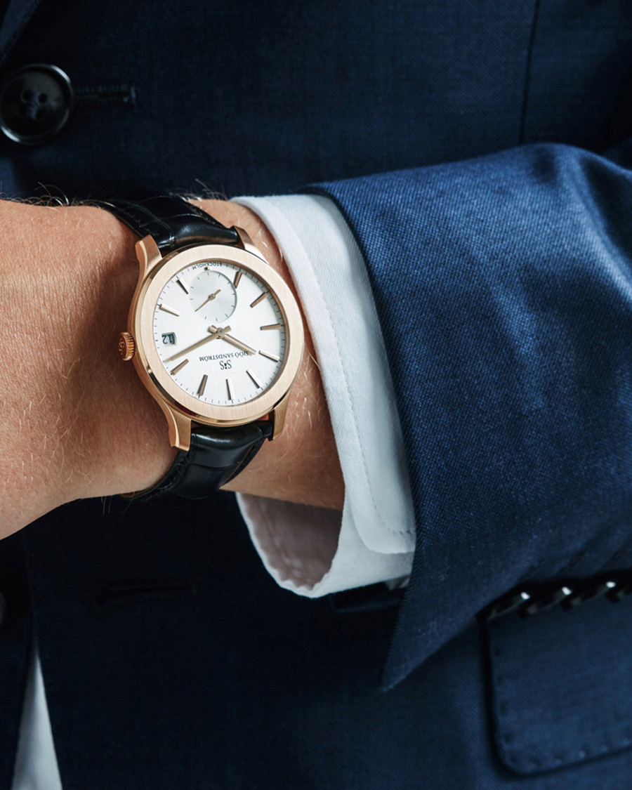 Hombres | Sjöö Sandström Royal Capital AU-1740-1 Limited Edition Black Alligator | Sjöö Sandström | Royal Capital AU-1740-1 Limited Edition Black Alligator