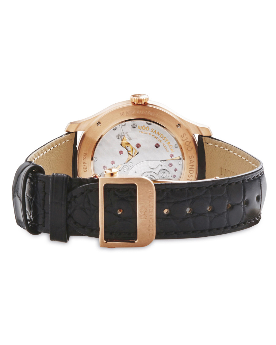 Hombres | Sjöö Sandström Royal Capital AU-1740-1 Limited Edition Black Alligator | Sjöö Sandström | Royal Capital AU-1740-1 Limited Edition Black Alligator