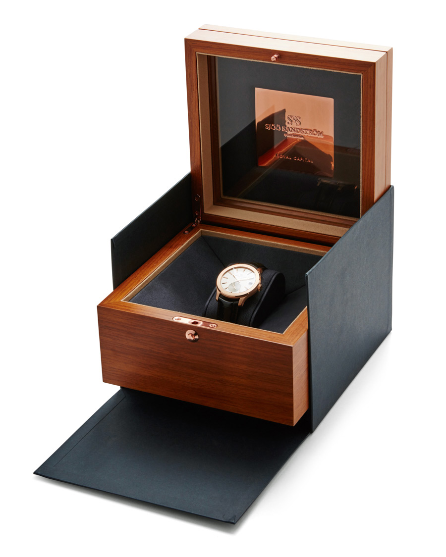 Hombres | Sjöö Sandström Royal Capital AU-1740-1 Limited Edition Black Alligator | Sjöö Sandström | Royal Capital AU-1740-1 Limited Edition Black Alligator