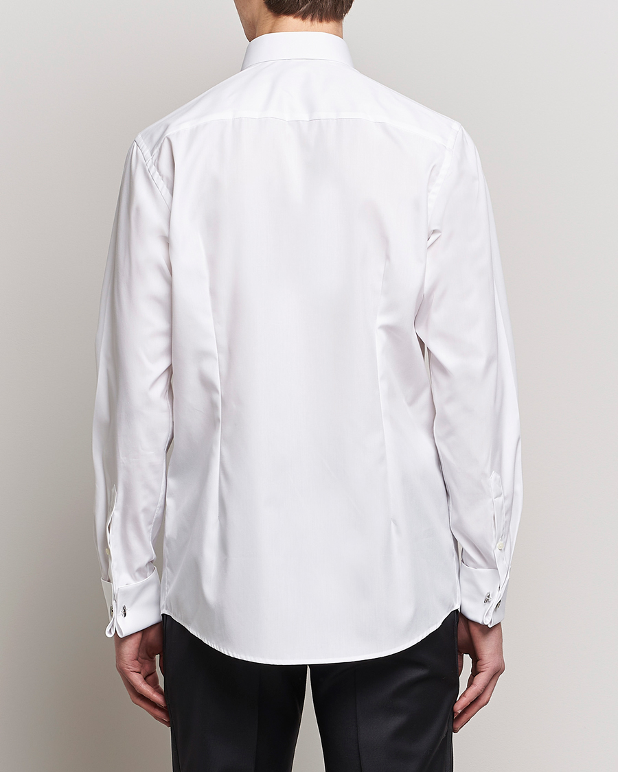 Hombres | Camisas | Eton | Custom Fit Tuxedo Shirt Black Ribbon White