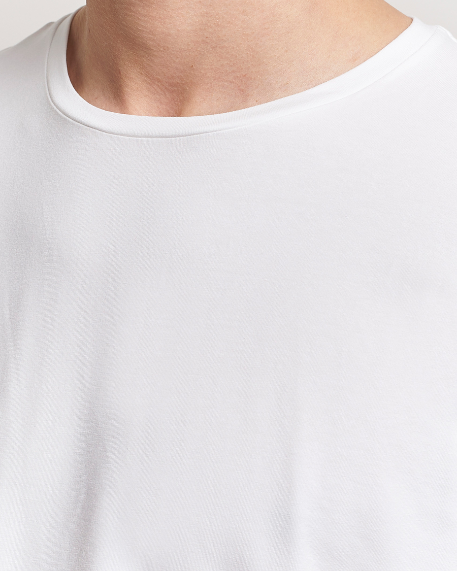 Hombres | Camisetas | Bread & Boxers | 2-Pack Crew Neck Tee White