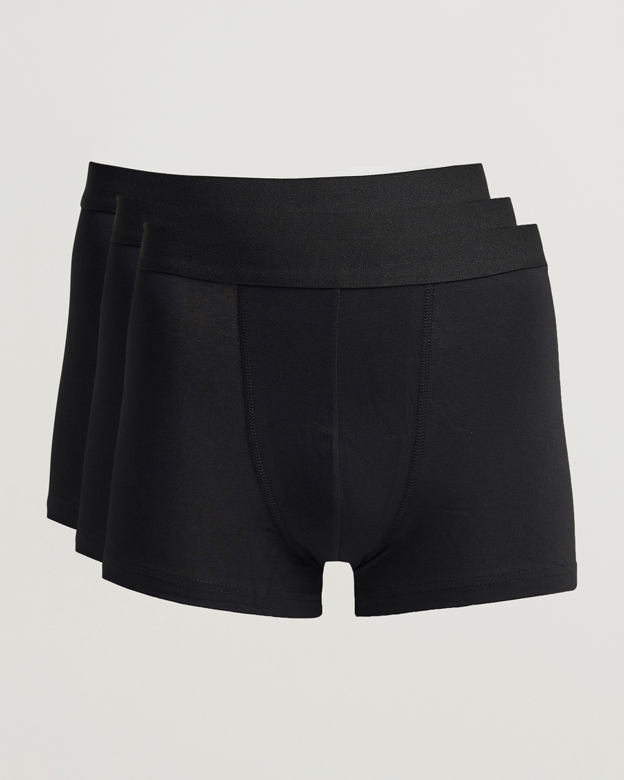 Hombres | Ropa interior y calcetines | Bread & Boxers | 3-Pack Boxer Brief Black