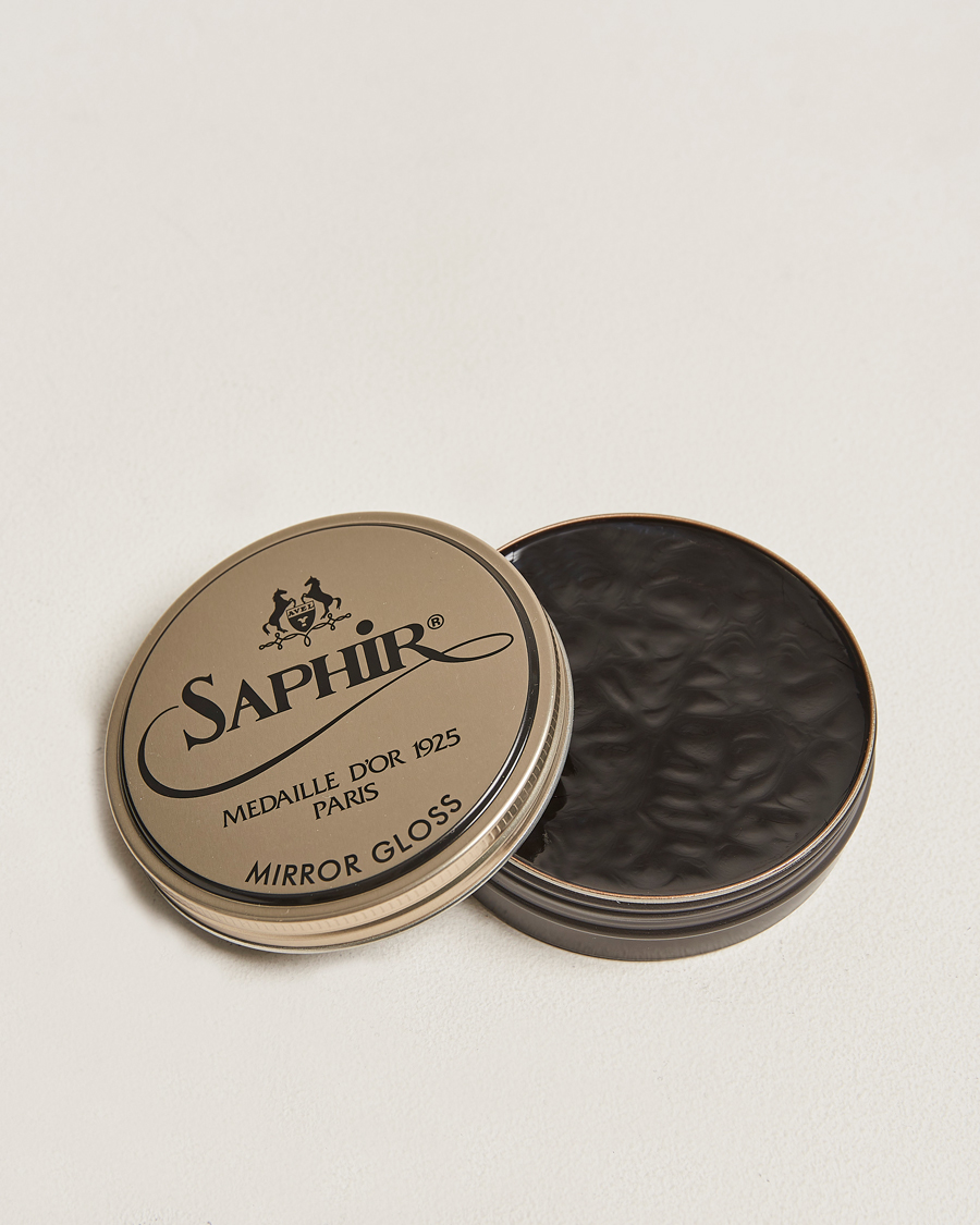 Men | Shoe Care Products | Saphir Medaille d\'Or | Mirror Gloss 75 ml Dark Brown