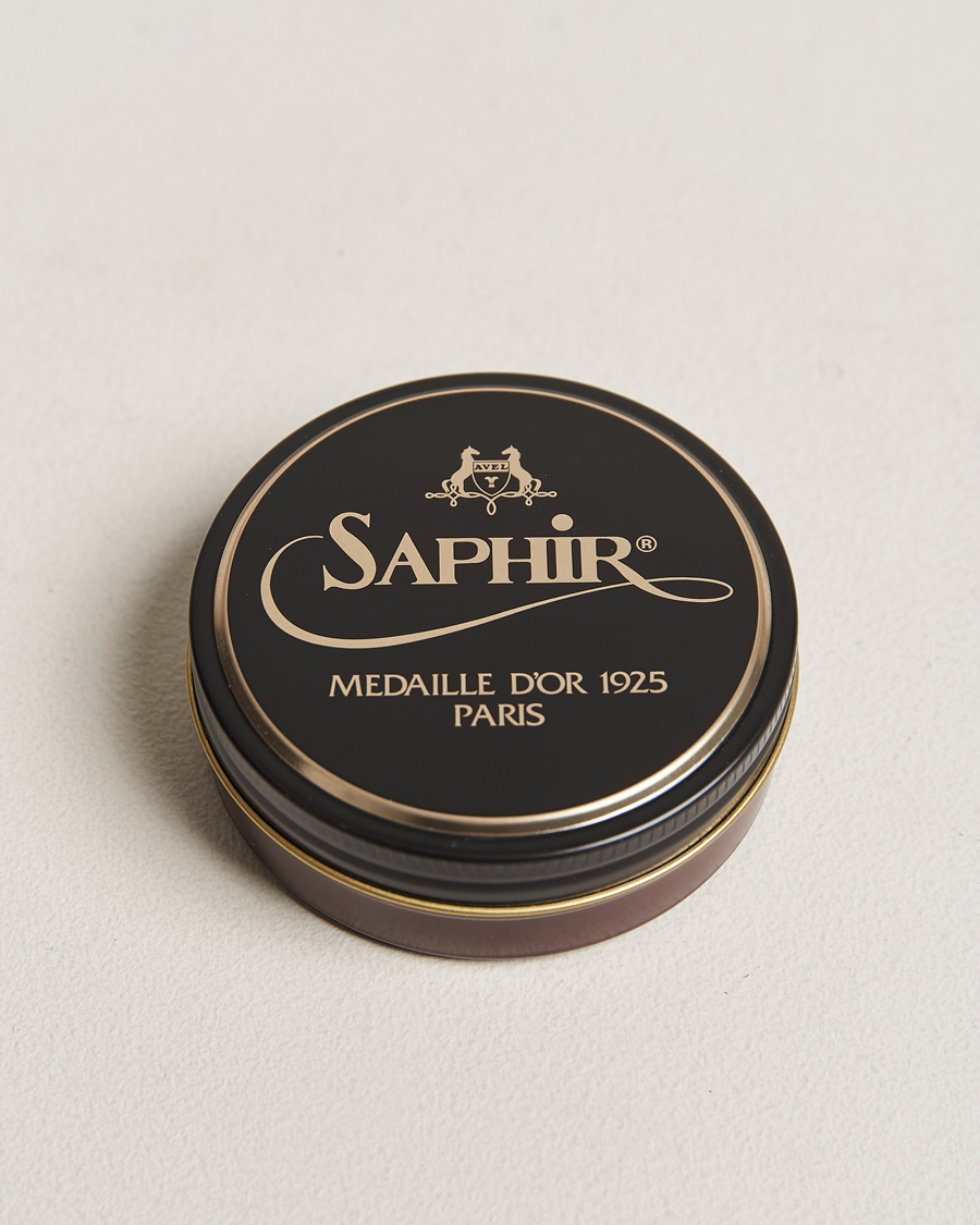 Hombres | Cuidado del calzado | Saphir Medaille d'Or | Pate De Lux 50 ml Medium Brown