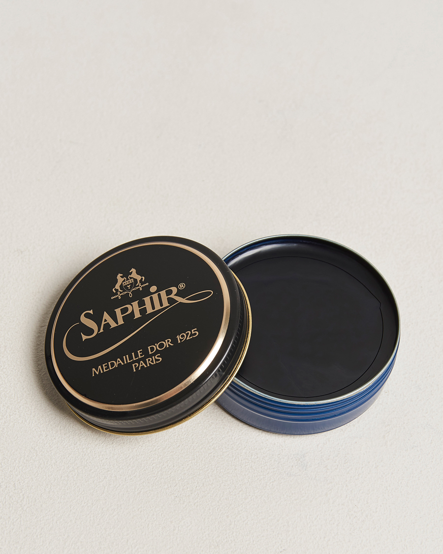 Hombres | Productos para el cuidado del calzado | Saphir Medaille d\'Or | Pate De Lux 50 ml Navy Blue