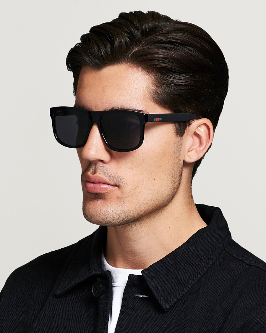Hombres | Eyewear | Gucci | GG0010S Sunglasses Black