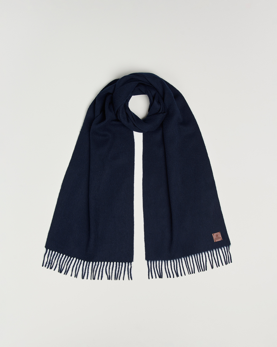 Hombres | Amanda Christensen Merino Wool Scarf Navy | Amanda Christensen | Merino Wool Scarf Navy
