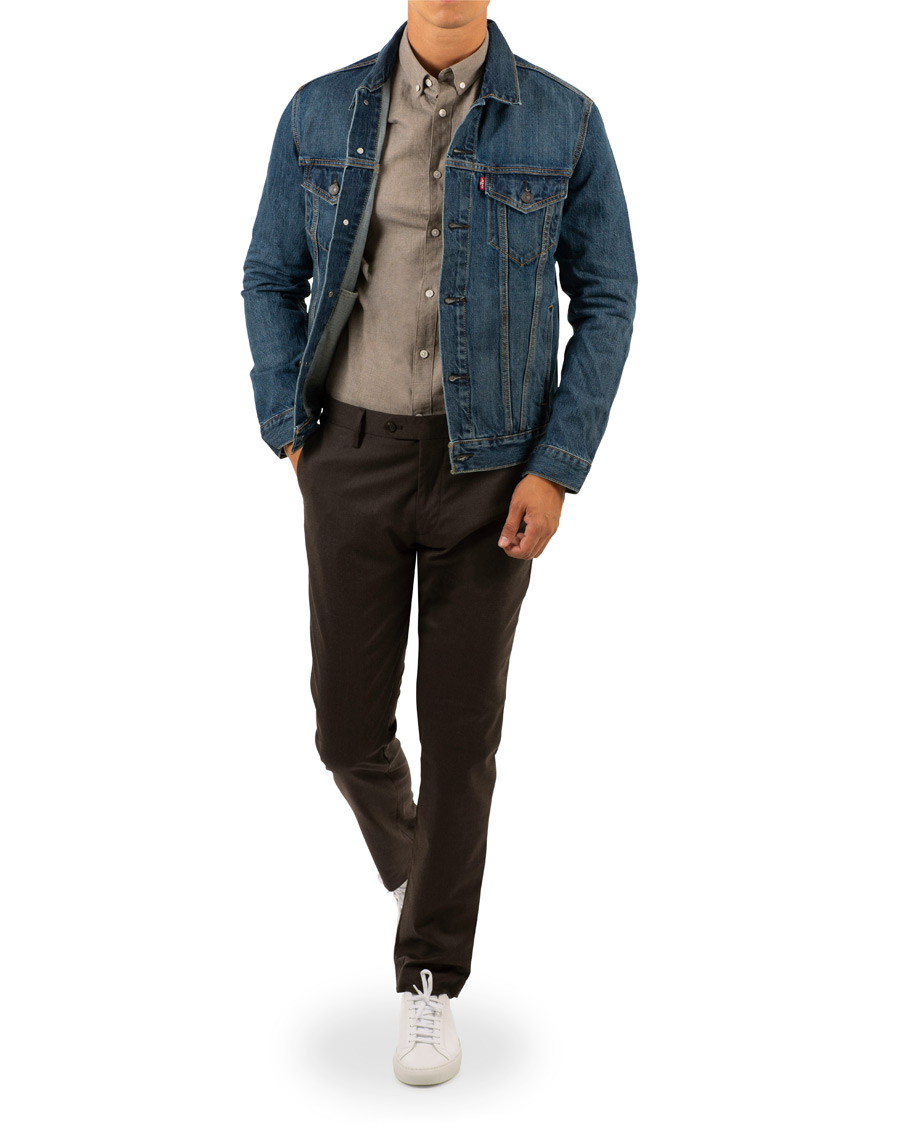 Hombres | Pantalones | NN07 | New Theo 1249 Wool Trousers Brown