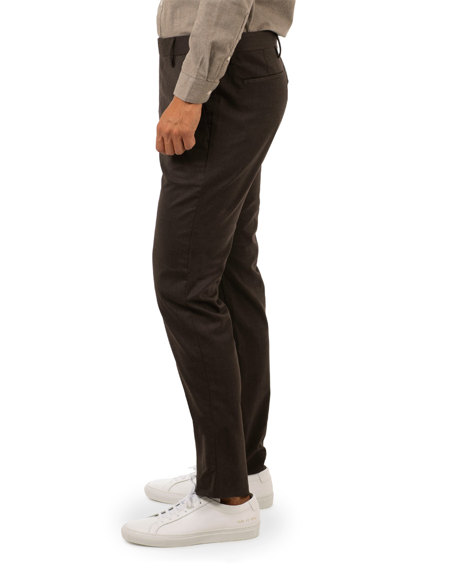 Hombres | Pantalones | NN07 | New Theo 1249 Wool Trousers Brown