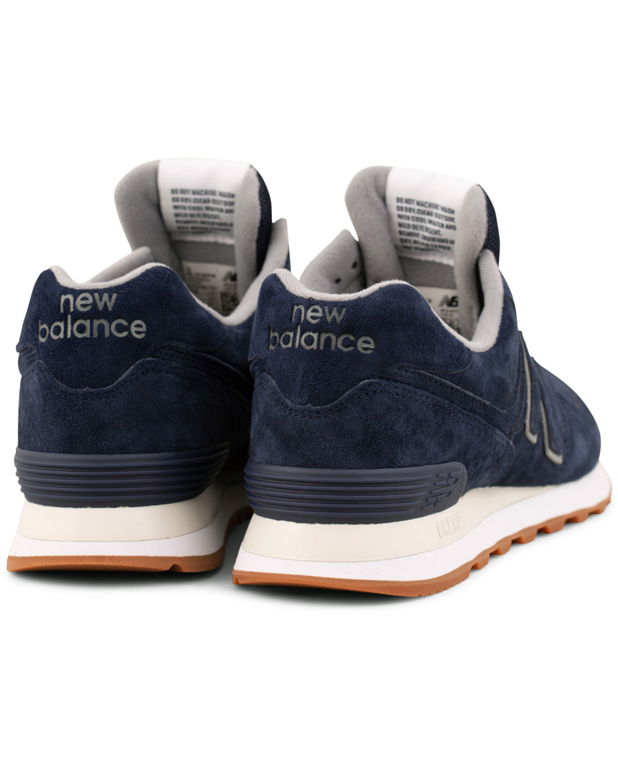 Hombres | New Balance 574 Running Sneaker Navy Suede | New Balance | 574 Running Sneaker Navy Suede