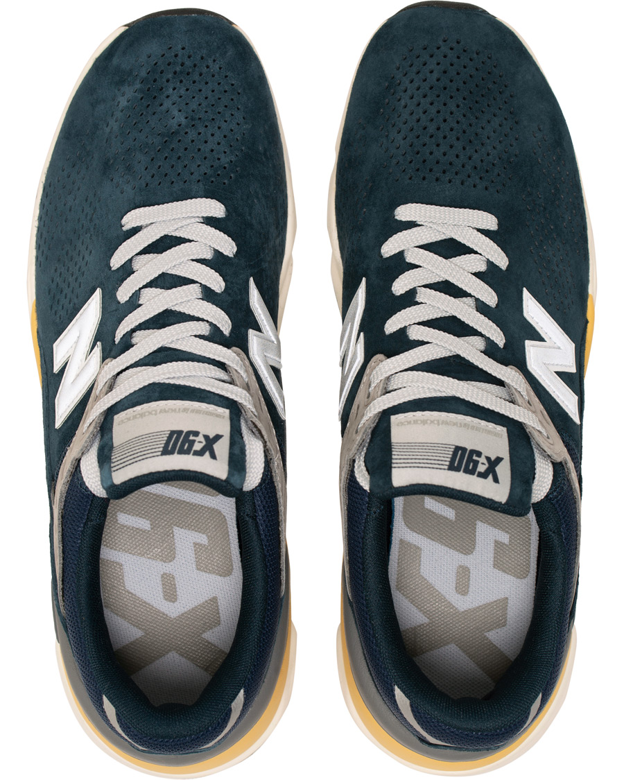 Hombres | New Balance X90 Running Sneaker Navy Suede | New Balance | X90 Running Sneaker Navy Suede