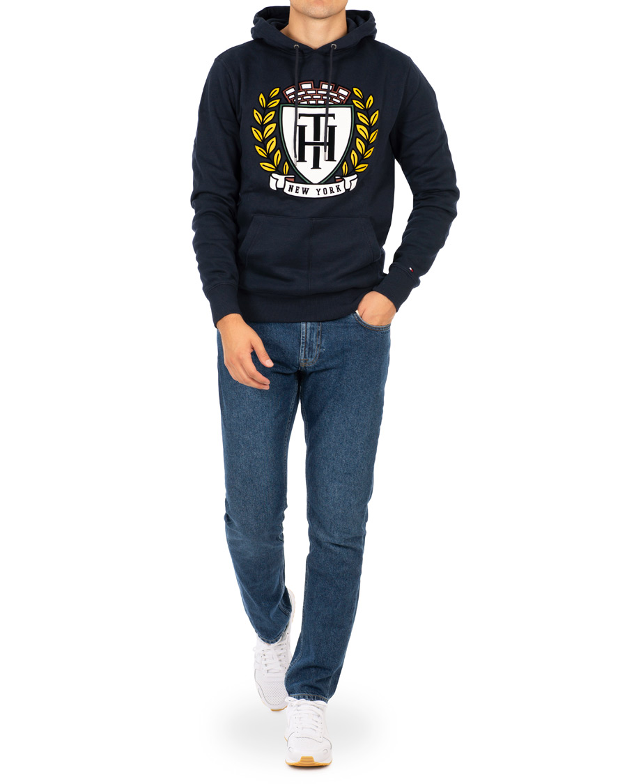 Hombres | Jerséis y prendas de punto | Tommy Hilfiger | Crest Hoodie Sky Captain