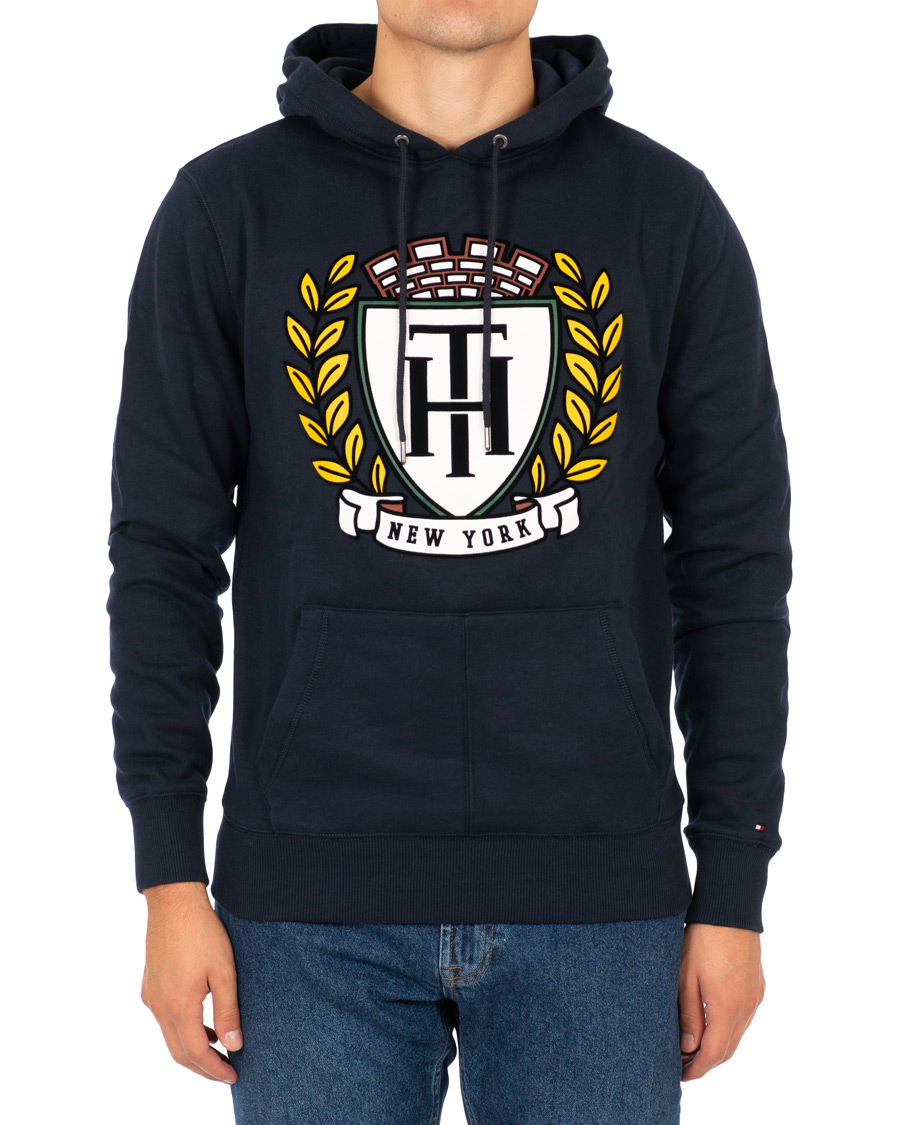 Hombres | Jerséis y prendas de punto | Tommy Hilfiger | Crest Hoodie Sky Captain