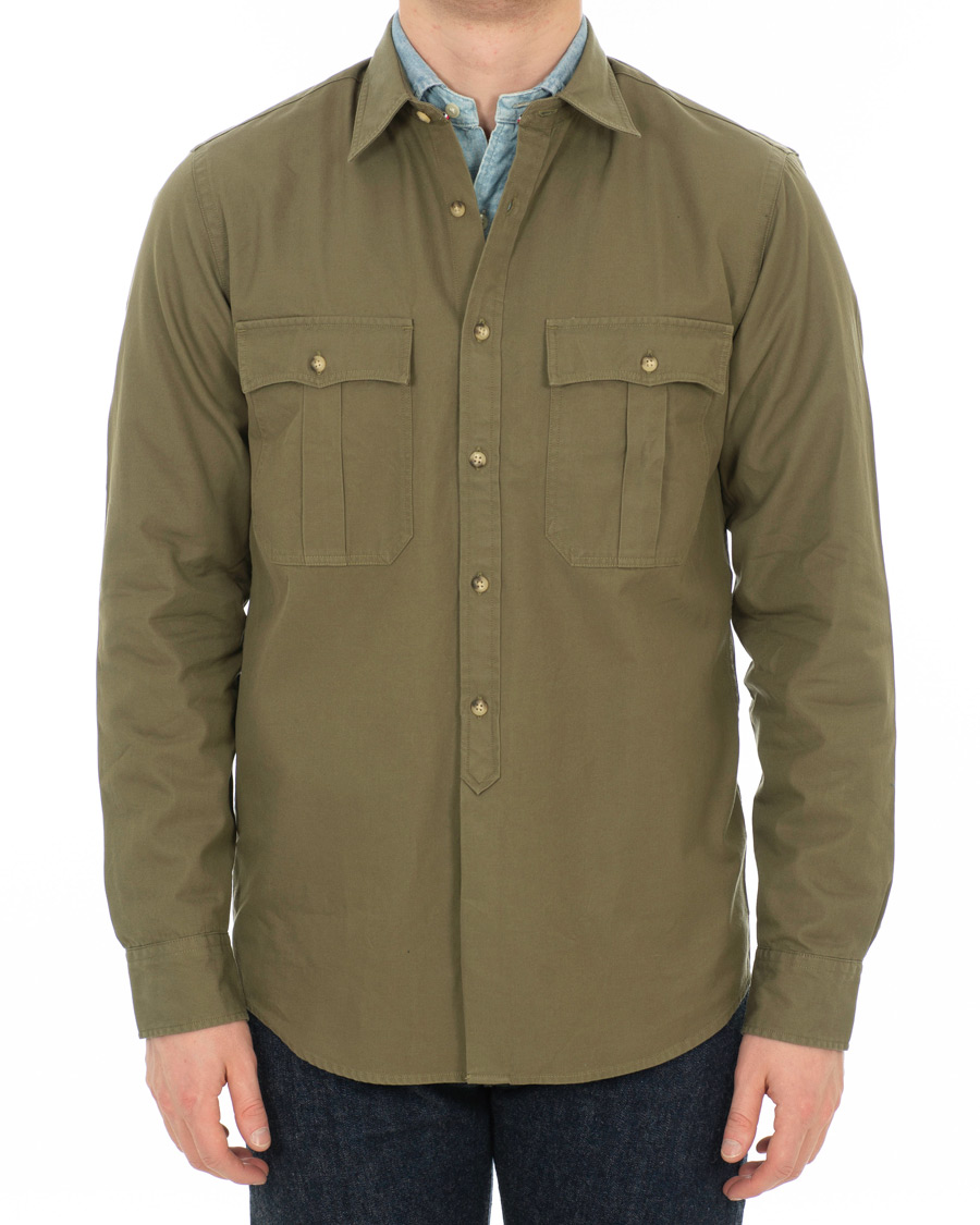 Hombres | Camisas | Tommy Hilfiger | Military Twill Shirt Dusty Olive