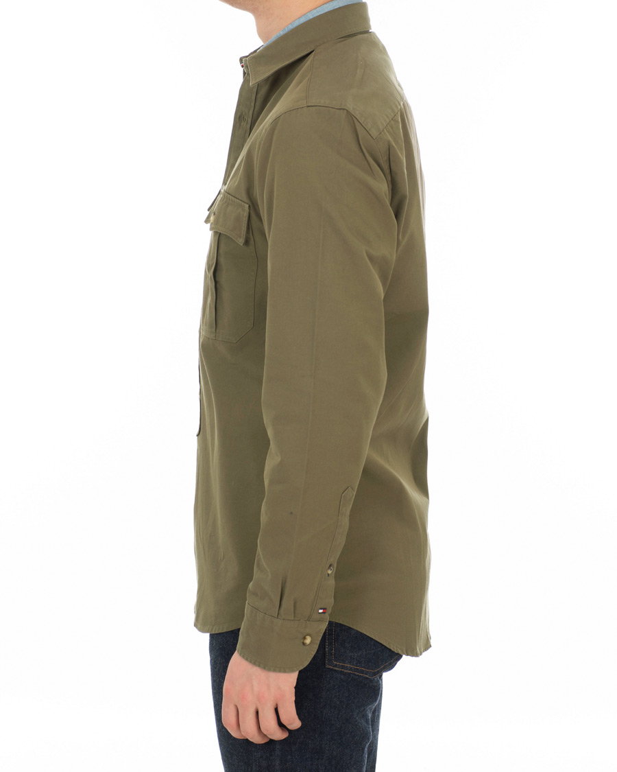 Hombres | Camisas | Tommy Hilfiger | Military Twill Shirt Dusty Olive