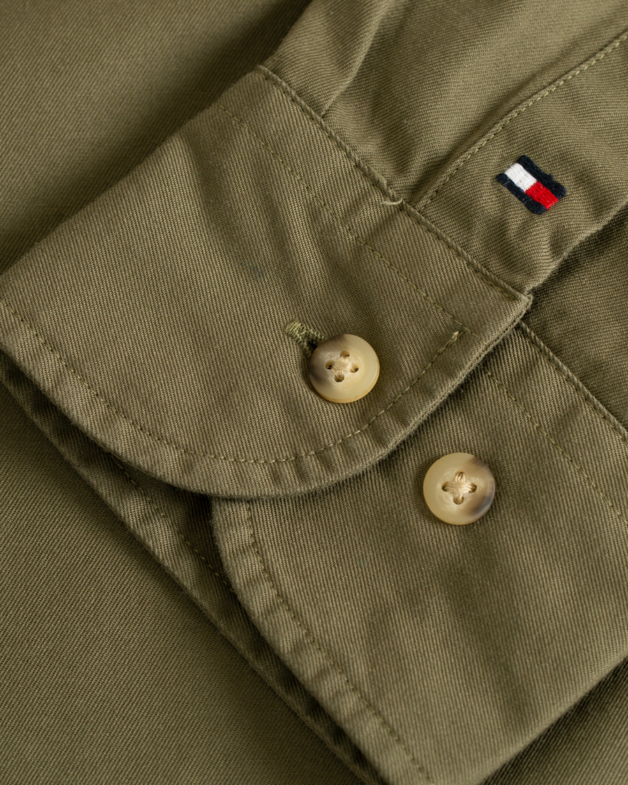 Hombres | Camisas | Tommy Hilfiger | Military Twill Shirt Dusty Olive