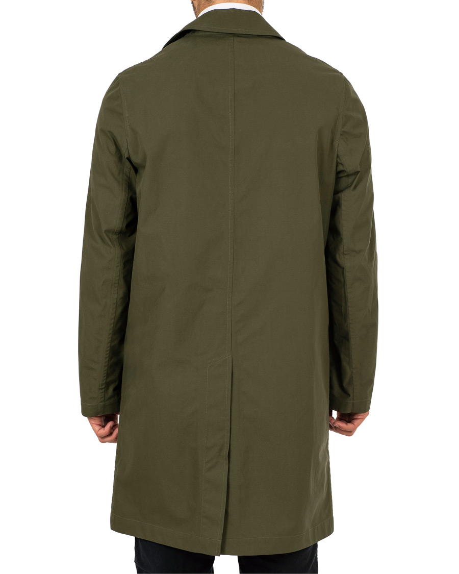 Hombres | Abrigos y chaquetas | Private White V.C. | Unlined Cotton Ventile Mac Coat 3.0 Olive