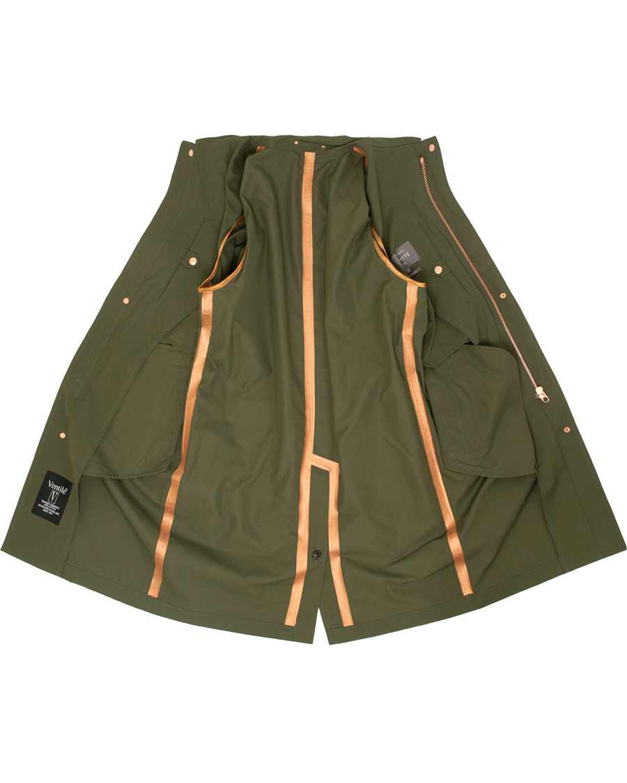 Hombres | Abrigos y chaquetas | Private White V.C. | Unlined Cotton Ventile Mac Coat 3.0 Olive
