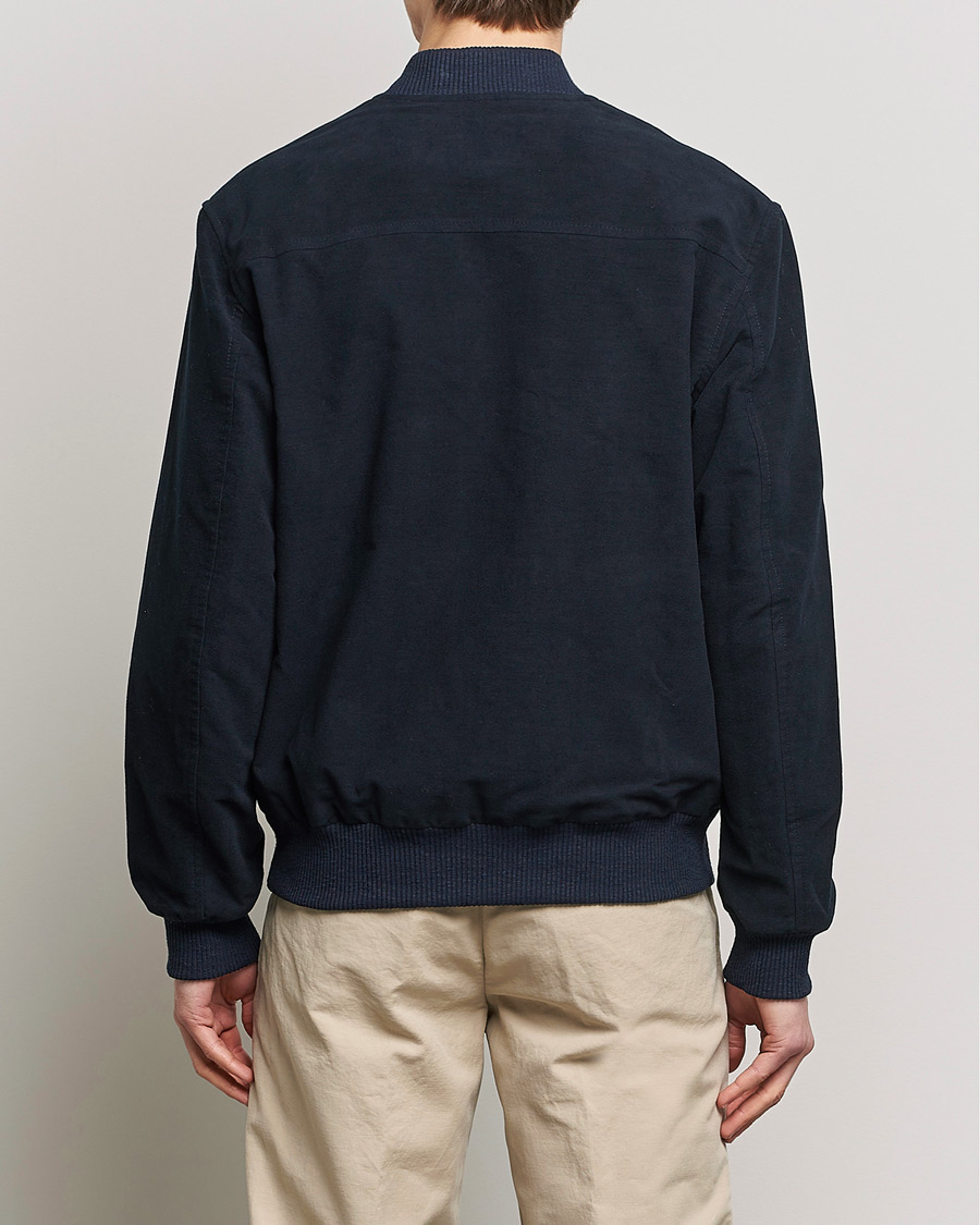 Hombres | Abrigos y chaquetas | Private White V.C. | Moleskin Bomber Jacket Midnight