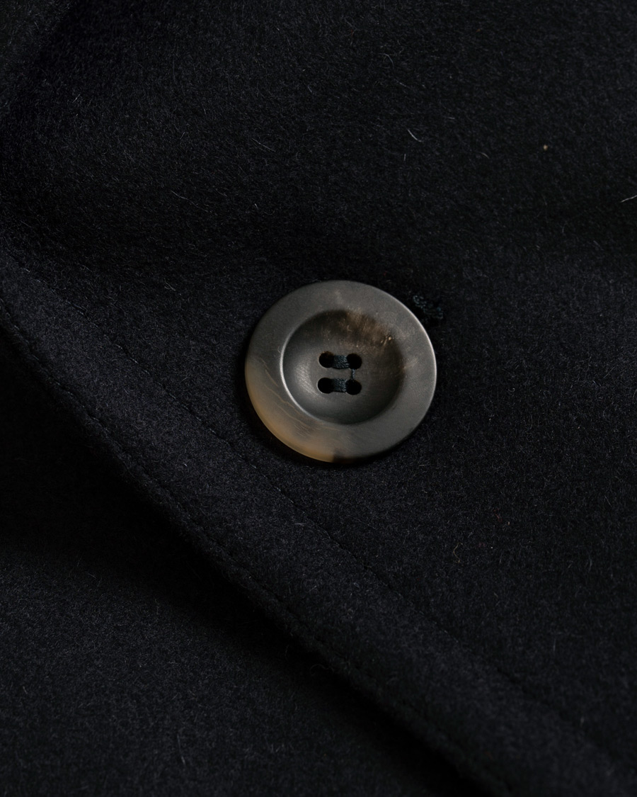 Hombres | Abrigos y chaquetas | Private White V.C. | Wool Melton Peacoat Midnight