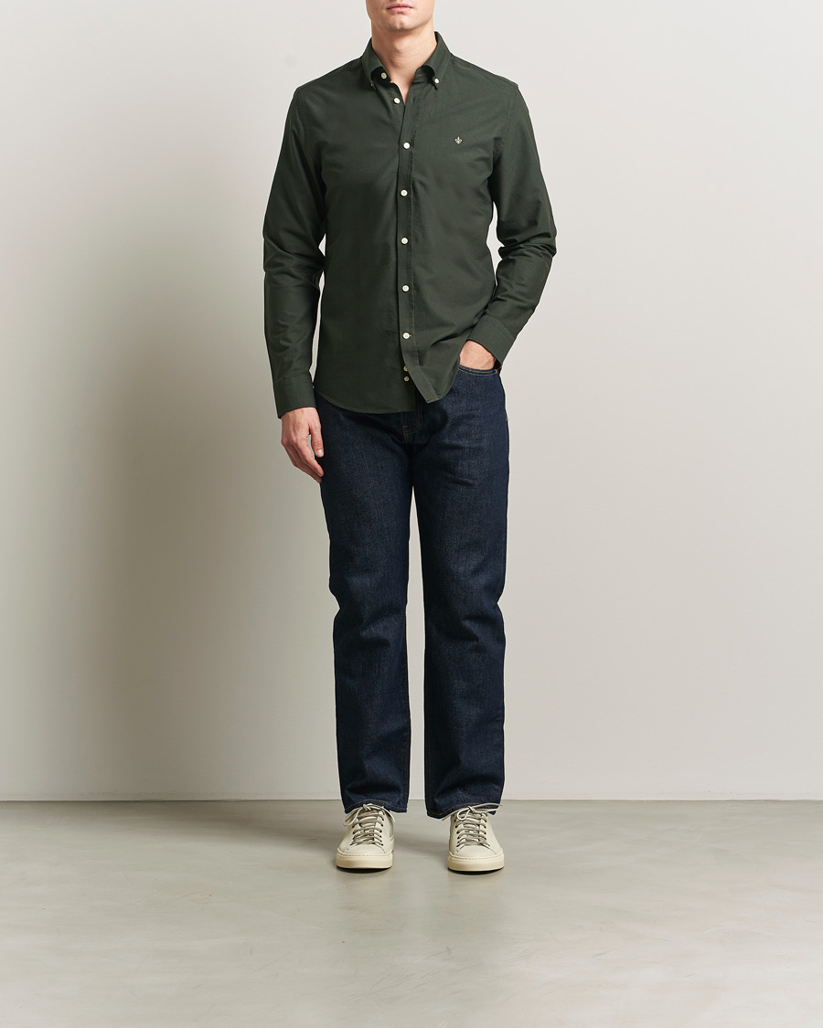 Hombres | Camisas | Morris | Douglas Oxford Shirt Olive