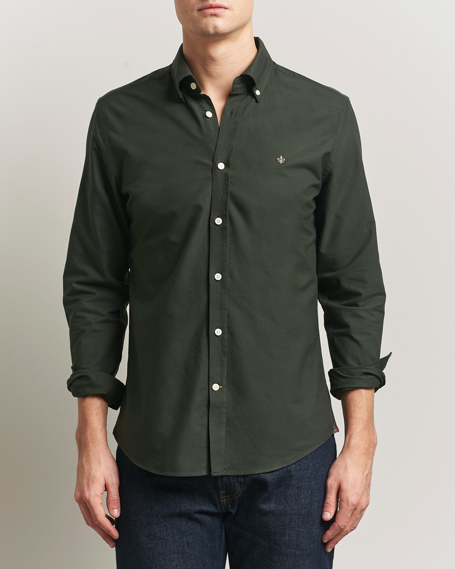 Hombres | Camisas | Morris | Douglas Oxford Shirt Olive