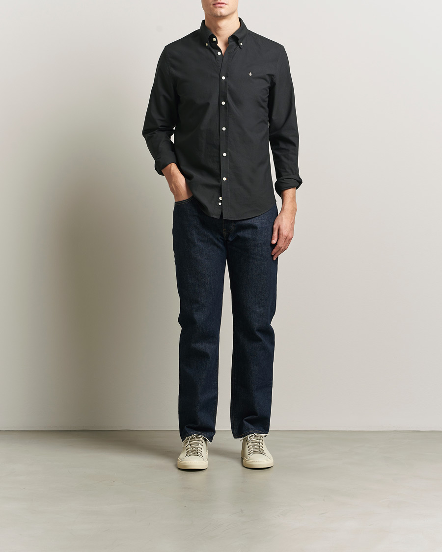 Hombres | Camisas | Morris | Douglas Oxford Shirt Black