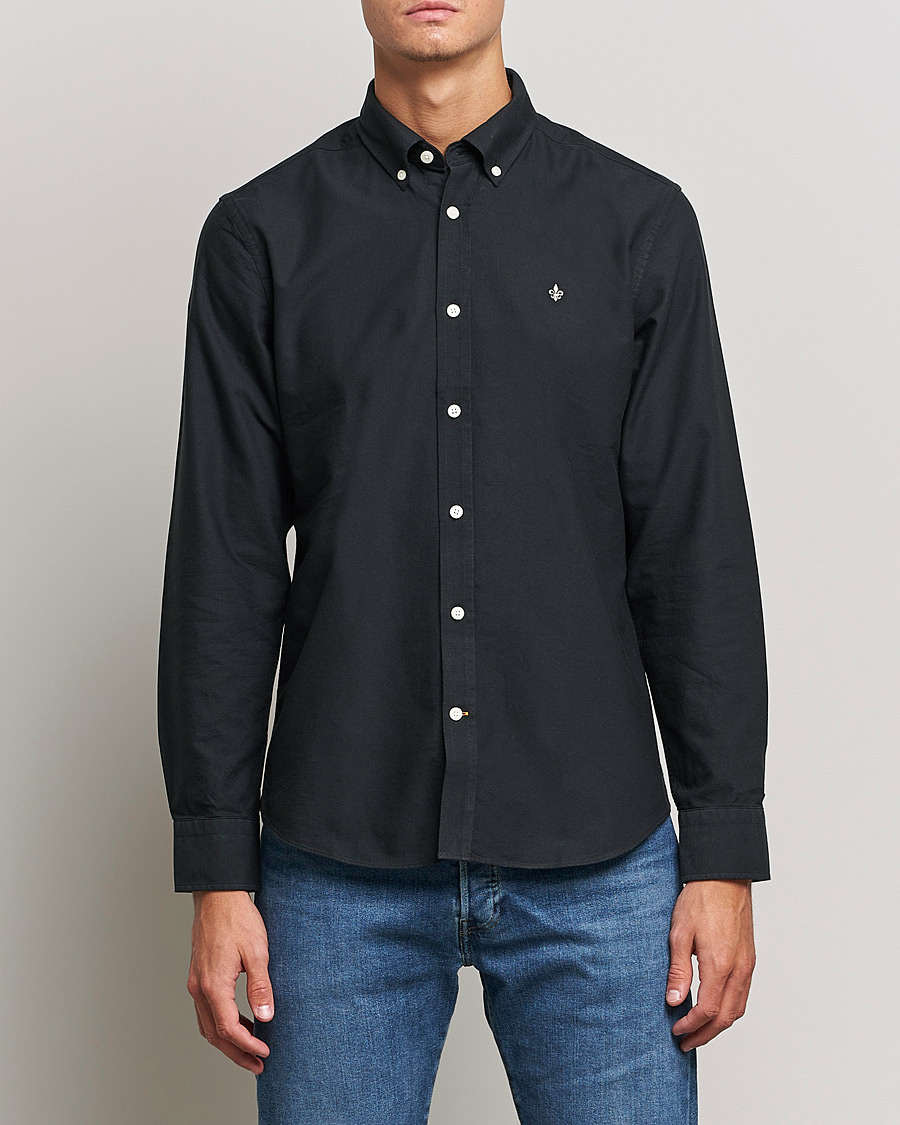 Hombres | Camisas | Morris | Douglas Oxford Shirt Black