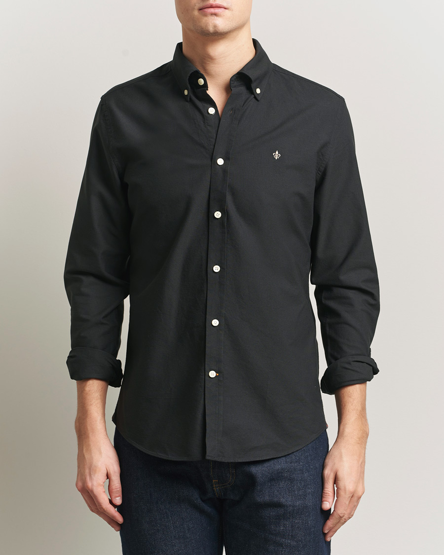 Hombres | Camisas | Morris | Douglas Oxford Shirt Black