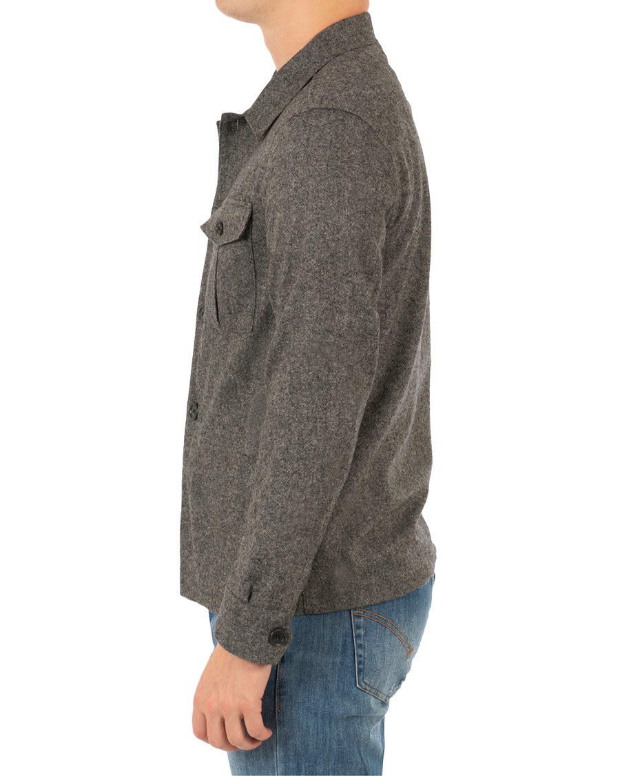 Hombres | Abrigos y chaquetas | Oscar Jacobson | Helge Shirt Jacket Salt & Pepper