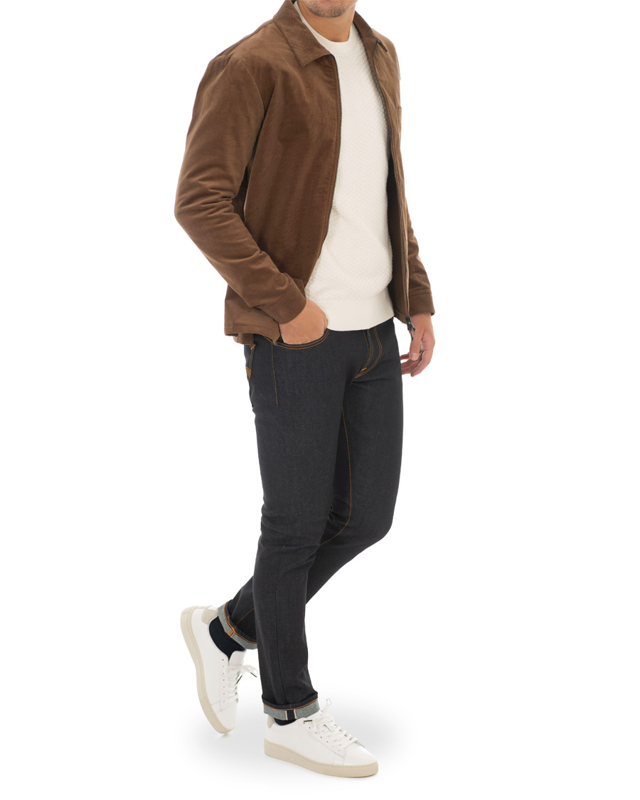 Hombres | Vaqueros | Nudie Jeans | Lean Dean Organic Jeans Dry Japanese Selvedge