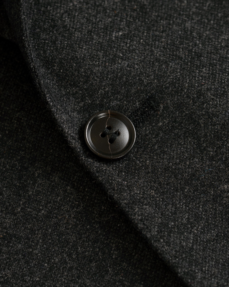Hombres | Blazers | Tiger of Sweden | Jamot Flannel Patch Pocket Blazer Dark Grey