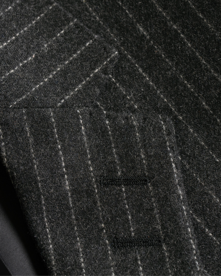 Hombres | Blazers | Tiger of Sweden | Jamot Pinstripe Patch Pocket Blazer Dark Grey