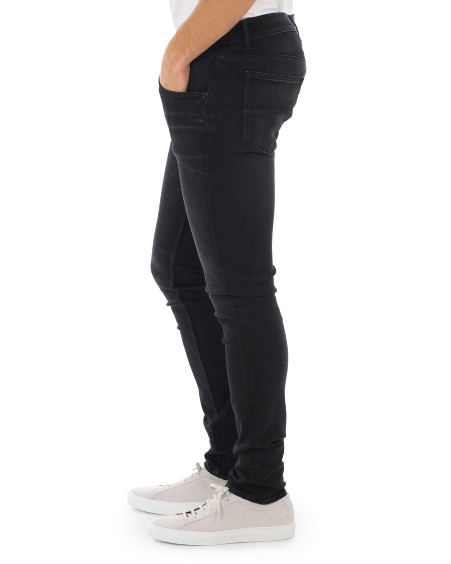 Hombres | Vaqueros | Tiger of Sweden Jeans | Slim Gray Stretch Jeans Washed Black