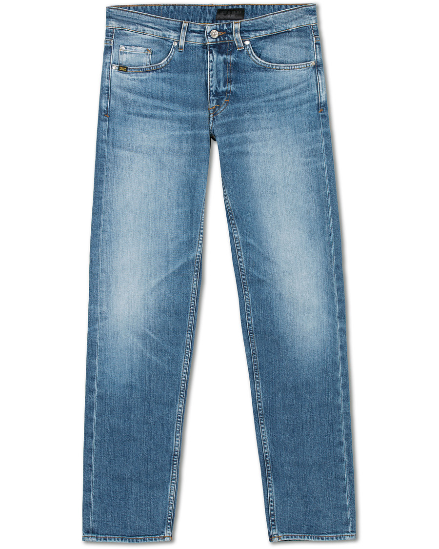 Hombres | Vaqueros | Tiger of Sweden Jeans | Straight Lone Stretch Jeans Mid Blue