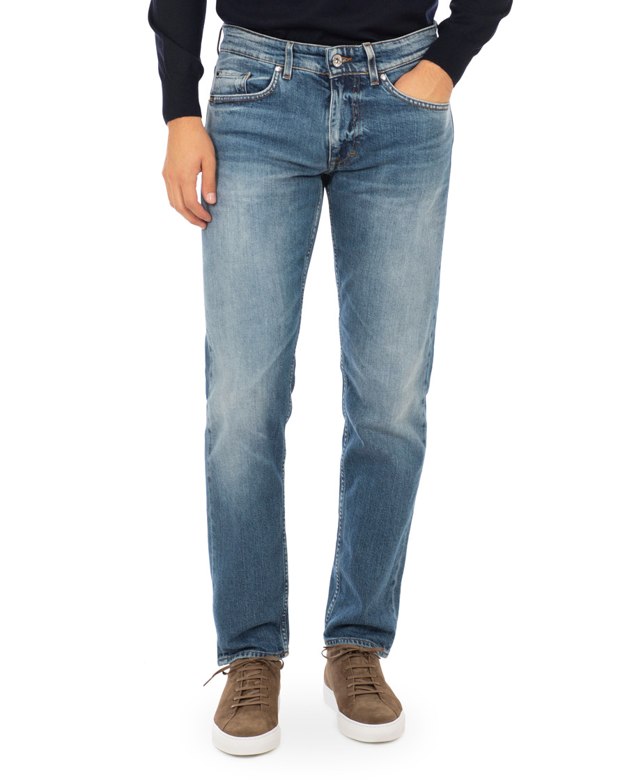 Hombres | Vaqueros | Tiger of Sweden Jeans | Straight Lone Stretch Jeans Mid Blue