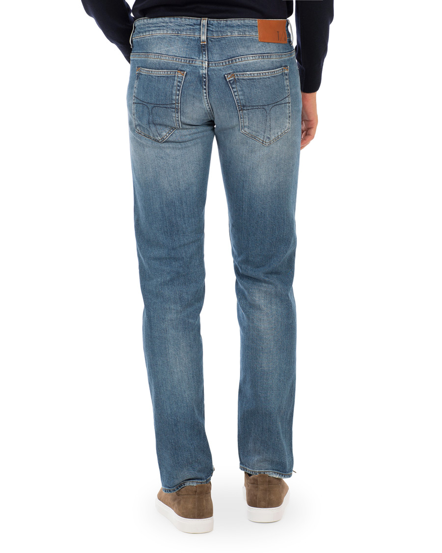 Hombres | Vaqueros | Tiger of Sweden Jeans | Straight Lone Stretch Jeans Mid Blue