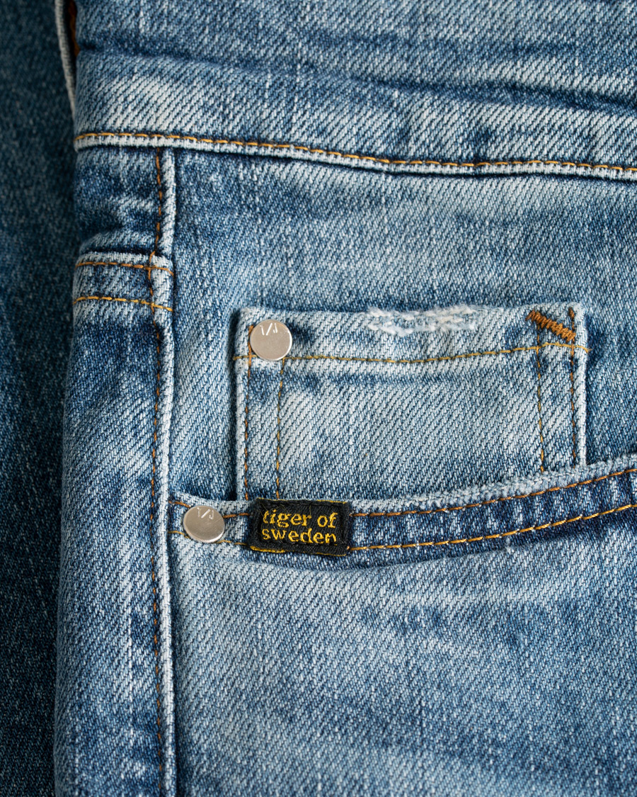 Hombres | Vaqueros | Tiger of Sweden Jeans | Straight Lone Stretch Jeans Mid Blue