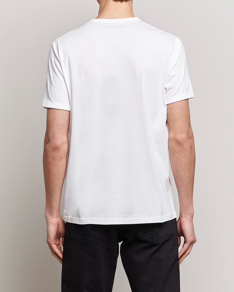 Hombres | Camisetas | Fred Perry | Ringer Crew Neck Tee White