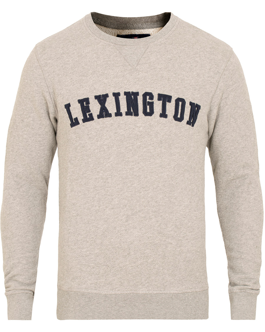 Hombres | Jerséis y prendas de punto | Lexington | Lucas Sweatshirt Heather Grey Melange