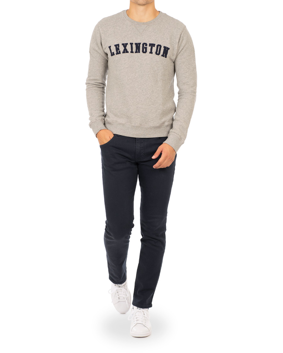 Hombres | Jerséis y prendas de punto | Lexington | Lucas Sweatshirt Heather Grey Melange