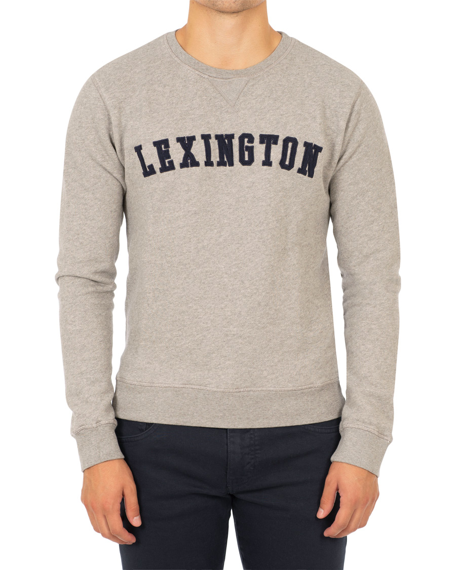 Hombres | Jerséis y prendas de punto | Lexington | Lucas Sweatshirt Heather Grey Melange